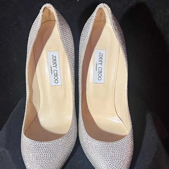 JIMMY CHOO- stilettos-  Swarovski Crystals - Cinderella has entered the building - Picture 3 of 8